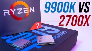 Intel i99900K vs Ryzen 2700X  CPU Comparisons and Benchmarks [upl. by Knuth984]