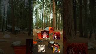 M K A and D on camping💀 muzan douma akaza kokushibo demonslayer kibutsuji muzankibutsuji [upl. by Anuayek]