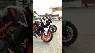 KTM Duke 390 bs3 Bajaj Dominar 400 bs6 👿 youtubeshorts trendingshorts viral automobile bike [upl. by Evie]