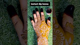 Instant dip hennainstantdiphenna instantmehndi hennatricknewtricktapetrickfingertapetrick [upl. by Rentsch778]