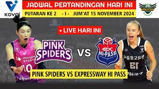 LIVE PREDIKSI PERTANDINGAN PINK SPIDERS VS EXPRESSWAY HI PASS VOLI KOREA 2024 [upl. by Weatherley46]