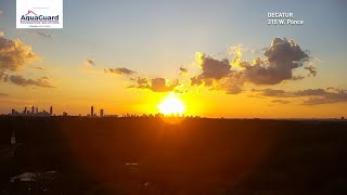 Watch live Atlantas last 7 pm sunset [upl. by Orenid]