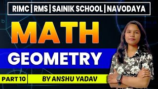 Geometry  Part 10  Maths Class For  RIMC RMS Sainik School Navodaya  By Defence Academy [upl. by Yhtnomit]