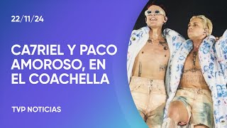 Ca7riel amp Paco Amoroso los únicos argentinos en el Coachella 2025 de California [upl. by Siuol24]