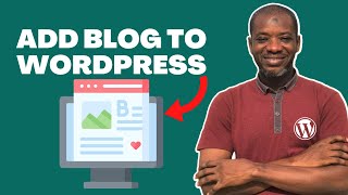 How to Add a Blog to WordPress Website Blogging on Existing Website [upl. by Noak]