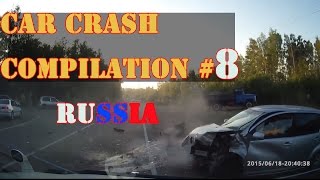 Car crash compilation in Russia  Россия  HD June 2015 by LoPeZ  8 [upl. by Backer144]