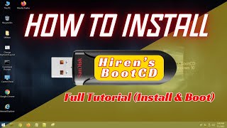 How to Install amp Boot Hirens Boot CD Using USB Drive [upl. by Yunick]