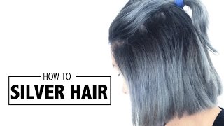 HOW TO  SILVER HAIR OMBRE [upl. by Ynogoham]