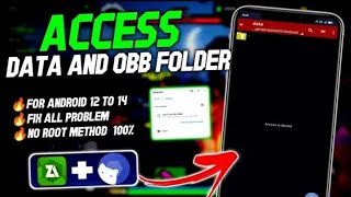 HOW TO FIX Access is denied in ZArchiver How to OpenAccess Android data amp obb in Android 2024 [upl. by Eiramrebma]