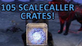 Opening 100 ESO Scalecaller Crown Crates ❄️ [upl. by Suez]