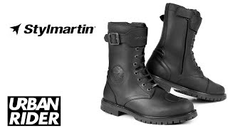 STYLMARTIN ROCKET MOTORCYCLE BOOTS REVIEW  URBAN RIDER [upl. by Malca]