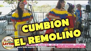 ★ CUMBION  El Remolino  FANDANGO papayera Bucaramanga 314 223 3357 Grupo Musical ★ [upl. by Elyk314]