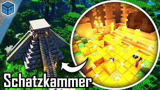 Minecraft Schatzkammer bauen deutsch 💎 Schatzkammer bauen in Minecraft 114 [upl. by Maddy667]