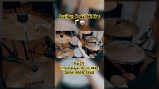 Latihan Pedal Hi Hat 🦵🏻🥁 Part 1 drums belajardrum drummer [upl. by Willmert]