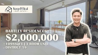 Bartley Residences 3 Bedroom Unit for SALE  1098 sqft  Marcus Luah Real Estate [upl. by Ahsaele]