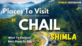 Chail Tourist Places  Chail Himachal Pradesh  Chail Shimla  Chail Palace Shimla  Chail [upl. by Atiras]