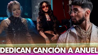 Karol G y Yailin anuncian una canción juntas dedicada a Anuel Yailin y la bebecita por fin juntas [upl. by Adai122]