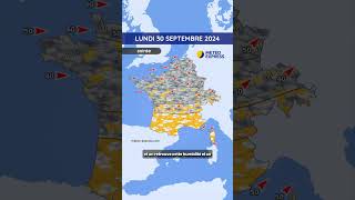 Météo du Lundi 30 Septembre au Mercredi 2 Octobre 2024 [upl. by Steere]