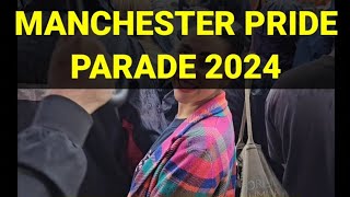 Manchester Pride parade 2024 [upl. by Eniamrehc]