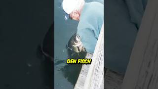 Dieser Mann fing einen Fisch mit seinen bloßen Händen 😲 [upl. by Thurnau]