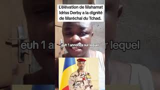 Mahamat Idriss Derby Itno levé au rang du Maréchal au Tchad [upl. by Duthie]