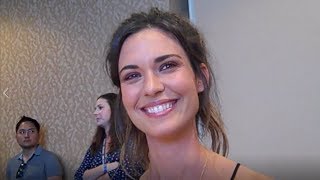 Supergirl  Odette Annable Interview Season 3 Comic Con [upl. by Eckel]