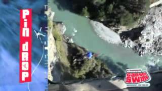 Shotover Canyon Swing Queenstown NZ  Experience OZ amp NZ [upl. by Inavoy]