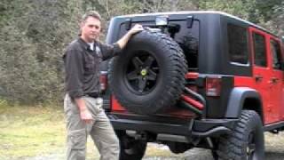 AEV JK Rear Bumper Part 2 Tire Carrier [upl. by Sanoj]