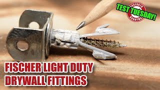 How strong are Fischer light duty drywall fixings [upl. by Onilatac876]