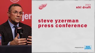 🔴 LIVE Steve Yzerman PreNHL Draft Media Availability [upl. by Burdett504]