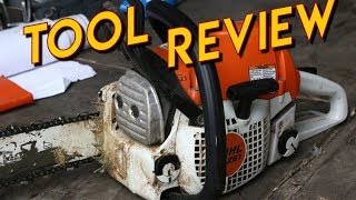 Stihl MS251 Chainsaw Review [upl. by Aiykan]