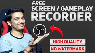 OBS Studio for Screen Recording  Gameplay Recording Tutorial in Hindi [upl. by Varion]