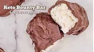 Keto Bounty Bars  The Best Keto Chocolate Bars [upl. by Anail]