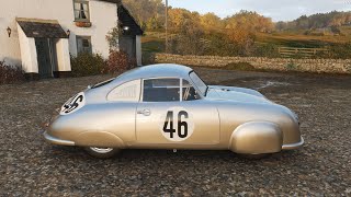 Forza Horizon 4  1951 Porsche 46 356 SL GMÜND Coupe  Car Show Speed Jump Crash Test [upl. by Allcot]