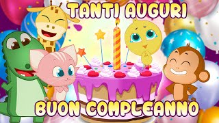 TANTI AUGURI  Tanti auguri a te di Buon Compleanno  Canzoni per bambini e baby dance [upl. by Annoved305]