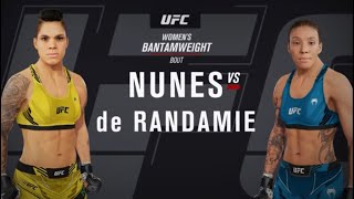 Amanda Nunes vs Germain De Randamie Ufc [upl. by Eadrahc279]