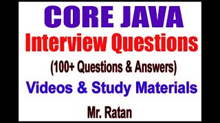 Core Java Interview Questions  Q55 what are the types of exceptions in java  by Ratan [upl. by Burke]