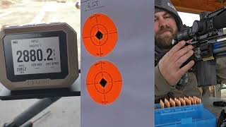 Muzzle brake vs Suppresor Point of impact accuracy and velocity changes [upl. by Airolg]