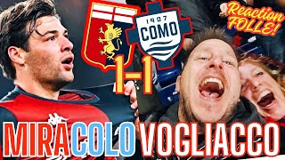 🤬IMPAZZISCO con LARBITRO  GENOACOMO 11  Alla fine il MIRACOLO Live Reaction🔥 [upl. by Oileduab]