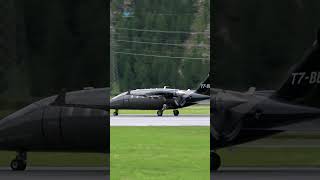 Most Bizarre Aircraft Design Piaggio P180 Avanti EVO Takeoff at Engadin [upl. by Jennee]