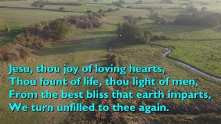 Jesu Thou Joy of Loving Hearts Tune Eisenach  5vv with lyrics for congregations [upl. by Zingale]