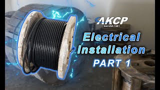 AKCP Test Data Center  Electrical Installation Part 1 [upl. by Roede]