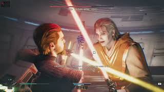 Dagan Gera 3 Boss Fight Grand Master Difficulty  Star Wars Jedi Survivor [upl. by Ynnattirb]