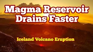 IMO Update 2982024 1650 Magma Reservoir Drain Faster Than Recharge Iceland Volcano Eruption [upl. by Eberta128]