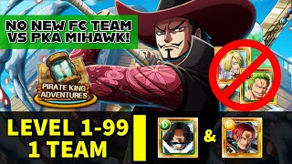 OPTC PKA VS Mihawk Level 199  NO NEW LEGEND FC Team One Piece Treasure Cruise [upl. by Kanor640]