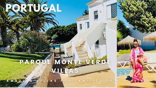 Where To Stay In Albufeira Portugal 🇵🇹  Parque Monte Verde Villas Tour  travel Blog 4K [upl. by Diet]