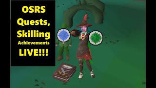 OSRS Runescape Live Quests Achievements Combat Tasks LIVE Part 3 [upl. by Alessandra]