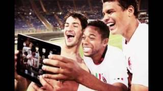 AC MILAN CAMPIONE DITALIA 2011  wiz khalifa black and yellow rosso nero  LYRICS [upl. by Danice]