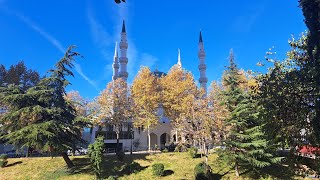 Ezani në Xhamijën e Namazgjasë Tiranë   kuptimi në shqip   Azan at New Big mosque in Tirana [upl. by Esinek]