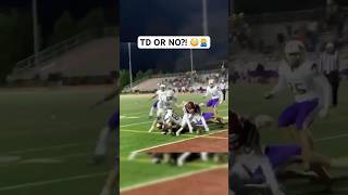 The referee ruled this a TD on the final play of regulation Thoughts 🤔🤷‍♂️ shorts [upl. by Iatnahs550]